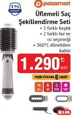POLOSMART ÜFLEMELİ SAÇ ŞEKİLLENDİRME SETİ POLOSMART ÜFLEMELİ SAÇ ŞEKİLLENDİRME SETİ